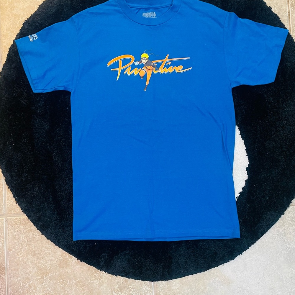 Naruto X Primitive Blue Short Sleeve Tee